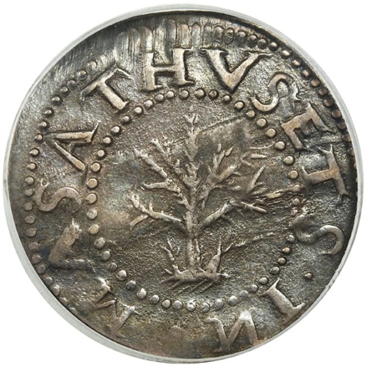 1652 Oak Tree Shilling • Coin Rarities Online